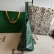 Fortok Goyard Aniou Tote Bag Green 30×14×25cm - 6