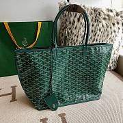 Fortok Goyard Aniou Tote Bag Green 30×14×25cm - 2