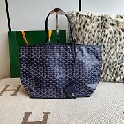 Fortok Goyard Aniou Tote Bag Blue 30×14×25cm - 1