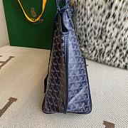 Fortok Goyard Aniou Tote Bag Blue 30×14×25cm - 3