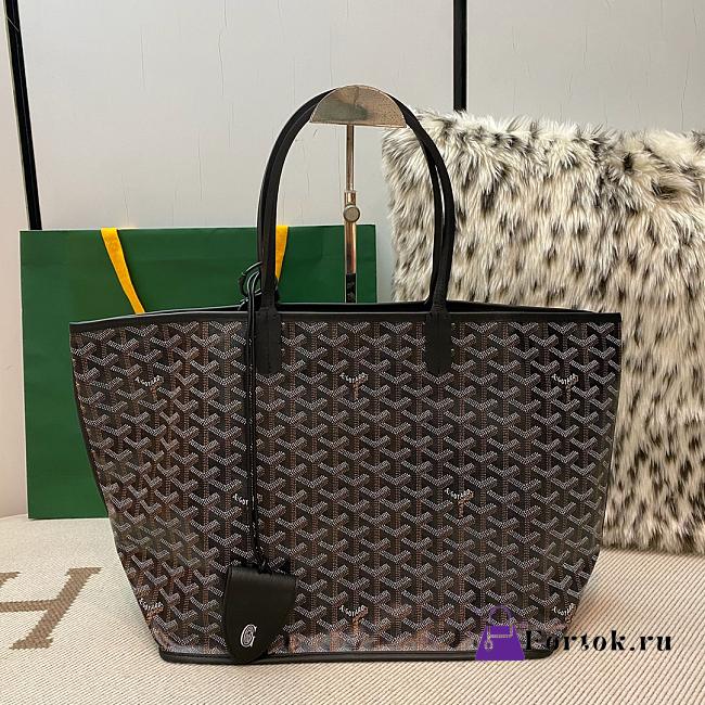 Fortok Goyard Aniou Tote Bag Black 30×14×25cm - 1