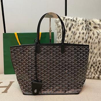 Fortok Goyard Aniou Tote Bag Black 30×14×25cm