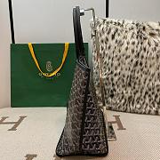 Fortok Goyard Aniou Tote Bag Black 30×14×25cm - 5