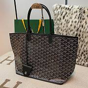 Fortok Goyard Aniou Tote Bag Black 30×14×25cm - 4