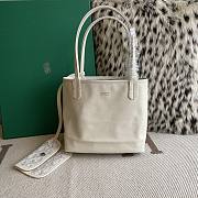 Fortok Goyard Mini Tote Bag White 28cm - 6