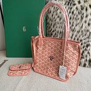 Fortok Goyard Mini Tote Bag Pink 28cm - 2