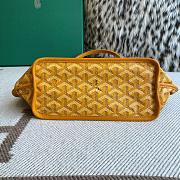 Fortok Goyard Mini Tote Bag Yellow 28cm - 3