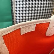 Fortok Goyard Poitiers Claire-Voie Bag White and Orange 24x1x21cm  - 6
