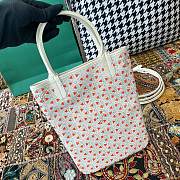 Fortok Goyard Poitiers Claire-Voie Bag White and Orange 24x1x21cm  - 5