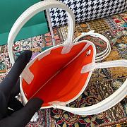 Fortok Goyard Poitiers Claire-Voie Bag White and Orange 24x1x21cm  - 2