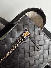 Fortok Bottega Veneta Flip Flap Tote Bag Beige 43x20x31cm - 2