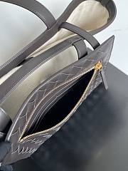 Fortok Bottega Veneta Flip Flap Tote Bag Beige 43x20x31cm - 3