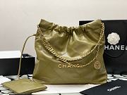 Fortok Chanel Handbag Green Moss 35x35x8cm - 1