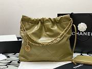 Fortok Chanel Handbag Green Moss 35x35x8cm - 6