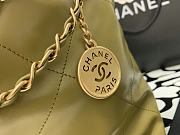 Fortok Chanel Handbag Green Moss 35x35x8cm - 3