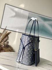 Fortok Louis Vuitton Neverfull MM Bag Blue M22921 31x28x14cm - 5