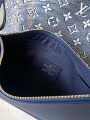 Fortok Louis Vuitton Neverfull MM Bag Blue M22921 31x28x14cm - 3