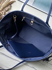 Fortok Louis Vuitton Neverfull MM Bag Blue M22921 31x28x14cm - 4