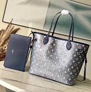Fortok Louis Vuitton Neverfull MM Bag Blue M22921 31x28x14cm - 1