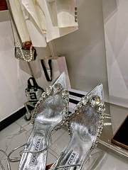 Fortok Aquazzura High Heels Silver - 5