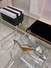 Fortok Aquazzura High Heels Silver - 4