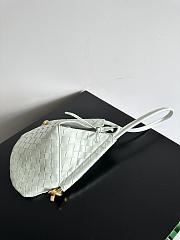 Fortok Bottega Veneta Solstice Shoulder Bag White 26x3x30cm - 5