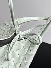Fortok Bottega Veneta Solstice Shoulder Bag White 26x3x30cm - 4