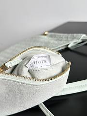 Fortok Bottega Veneta Solstice Shoulder Bag White 26x3x30cm - 3
