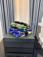 Balmain Neoprene and Leather Unicorn Low-Top Sneakers Multicolor - 3