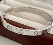 Fortok Cartier Love 4 Diamonds Bracelet Gold/Silver - 5