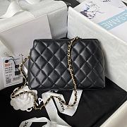 Fortok Chanel Woc Shoulder Bag Black 19x13x8cm - 4