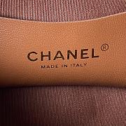 Fortok Chanel Woc Shoulder Bag Brown 19x13x8cm - 2