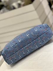 Fortok Chanel 23A Denim Blended Fabric Bag 35x37x7cm - 6