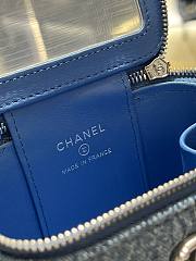 Fortok Chanel 23P Denim Vanity Case 11x8.5x7cm - 6
