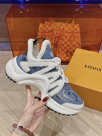 Fortok Louis Vuitton Archlight Sneaker Denim Blue