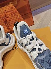 Fortok Louis Vuitton Archlight Sneaker Denim Blue - 3