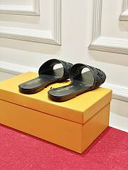 Fortok Louis Vuitton Classic Slippers Black - 2
