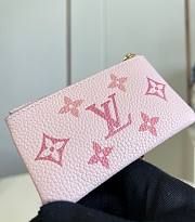 Fortok Louis Vuitton Key Pouch Pink 12x7x1.5cm - 2
