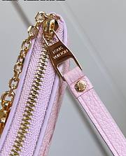 Fortok Louis Vuitton Key Pouch Pink 12x7x1.5cm - 5