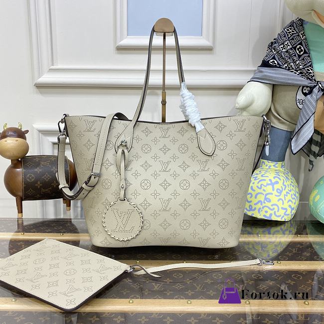 Fortok Louis Vuitton Blossom MM Bag Galet Beige M21851 30×27.5×16cm - 1