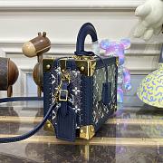 Fortok Louis Vuitton Petite Valise Bag Blue M20468 22.5x16x11cm - 5