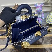 Fortok Louis Vuitton Petite Valise Bag Blue M20468 22.5x16x11cm - 4