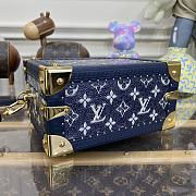 Fortok Louis Vuitton Petite Valise Bag Blue M20468 22.5x16x11cm - 3