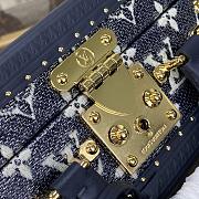 Fortok Louis Vuitton Petite Valise Bag Blue M20468 22.5x16x11cm - 2