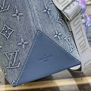 Fortok Louis Vuitton Weekend Tote NM Bag Denim M22537 43x34x17.5cm - 5