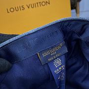 Fortok Louis Vuitton Monogram Washed Denim Cap M7156L - 4