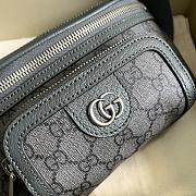 Fortok Gucci Ophidia Multi-Pocket Belt Bag Grey 23cm - 5