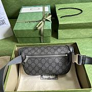 Fortok Gucci Ophidia Multi-Pocket Belt Bag Grey 23cm - 2