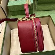 Fortok Gucci Blondie Top Handle Bag Red 17x15x9cm - 2