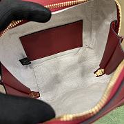 Fortok Gucci Blondie Top Handle Bag Red 17x15x9cm - 5